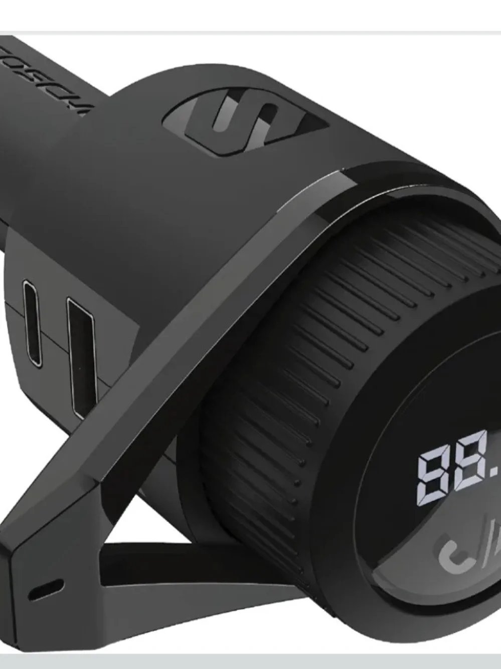 SCOSCHE Car FM Transmitter with LED Display - Black
